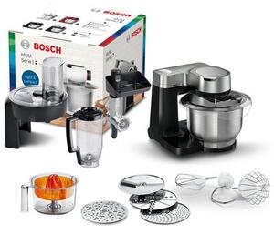 Robot kuchenny planetarny BOSCH MUMS2VM40 z blenderem kielichowym, maszynką do mięsa i rozdrabniaczem