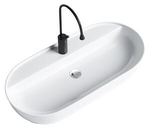 Umywalka nablatowa HYDROSAN EMI-WH-810 Owalny Biały