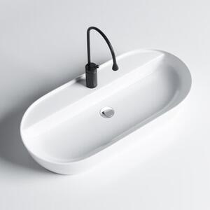 Umywalka nablatowa HYDROSAN EMI-WH-810 Owalny Biały