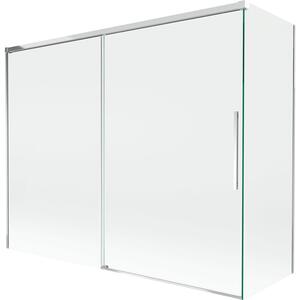 Mexen Rox parawan nawannowy 2-skrzydłowy rozsuwany 190 + 90 x 150 cm, transparent, chrom - 8C9-190-090-01-00