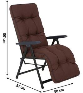 Fotel ogrodowy PATIO Lena Plus Black Edition H047-04PB