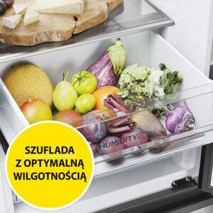 Lodówka HAIER HTW7620ANMG No Frost 205cm Inox