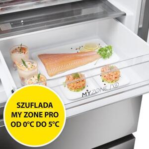 Lodówka HAIER HTW7620ANMG No Frost 205cm Inox