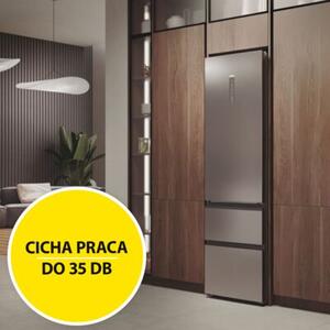 Lodówka HAIER HTW7620ANMG No Frost 205cm Inox