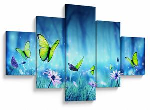 Obraz - Mistyczna leśna polana (125x70 cm)