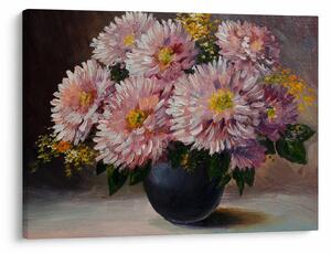 Obraz - Obraz olejny, Kwiaty w wazonie (70x50 cm)