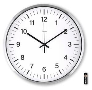 Zegar ścienny HAMA Java 35 cm Srebrny