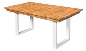 PADUA Stół rozkładany #1517 Dąb olejowany + metal 160-240x90 cm