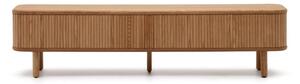 Szafka pod TV w dekorze jesionu w naturalnym kolorze 200x50x40 cm Mailen – Kave Home