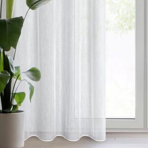 Firana gotowa EUROFIRANY Anna 140 x 250 cm BiaÅy