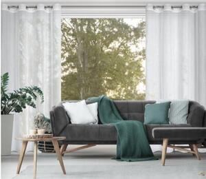 Firana gotowa EUROFIRANY Anna 140 x 250 cm BiaÅy