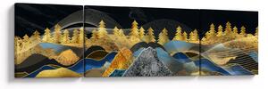 Obraz - Złote Góry (170x50 cm)