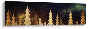 Obraz - Złota noc (170x50 cm)