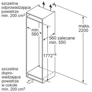 Lodówka BOSCH KIV87NSE0