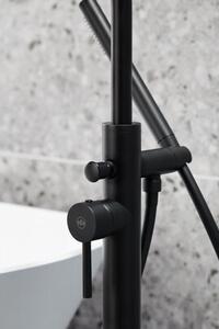 Bateria wannowa natynkowa KFA ARMATURA Moza 5035-510-81 Czarny