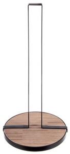 Stojak na ręcznik papierowy metalowy czarny LINE 32,5 cm