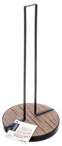 Stojak na ręcznik papierowy metalowy czarny LINE 32,5 cm