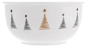 Miseczka porcelanowa świąteczna CHOINKA 13,5 cm, 560 ML