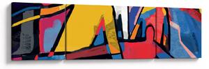 Obraz - Abstrakcja mężczyzn (170x50 cm)