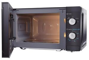 Kuchenka mikrofalowa SHARP YC-MS01E-B 800W średnica 25.5 cm pojemność 20L Czarny