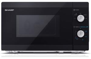 Kuchenka mikrofalowa SHARP YC-MS01E-B 800W średnica 25.5 cm pojemność 20L Czarny