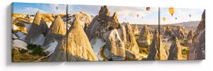 Obraz - Balony na ogrzane powietrze (170x50 cm)