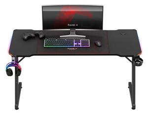 Biurko gamingowe HUZARO Hero 3.3 RGB Czarny