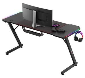 Biurko gamingowe HUZARO Hero 3.3 RGB Czarny
