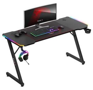 Biurko gamingowe HUZARO Hero 3.3 RGB Czarny