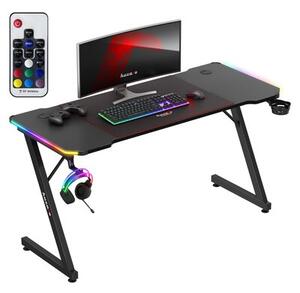 Biurko gamingowe HUZARO Hero 3.3 RGB Czarny