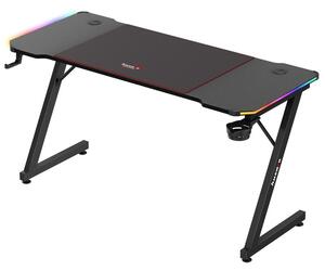 Biurko gamingowe HUZARO Hero 3.3 RGB Czarny