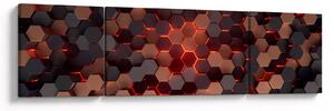 Obraz - Futurystyczna abstrakcja (170x50 cm)