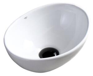 Umywalka nablatowa HYDROSAN LUMO-WH-340 Owalny Biały