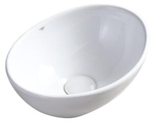 Umywalka nablatowa HYDROSAN LUMO-WH-340 Owalny Biały