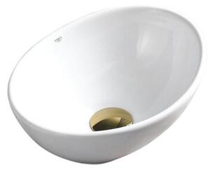 Umywalka nablatowa HYDROSAN LUMO-WH-340 Owalny Biały