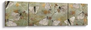 Obraz - Vintage motyle (170x50 cm)