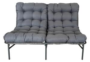 Dwuosobowa sofa Amora Garden Point antracyt