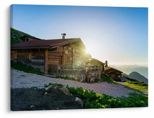 Obraz - Poranek w Alpach, Tyrol (70x50 cm)