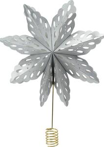 Gwiazda choinkowa CHRISTMAS DECORATION 30 cm Srebrny