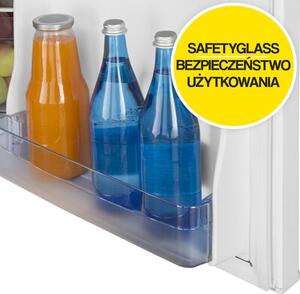 Lodówka AMICA FM107.4 84cm Biała