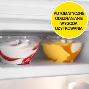 Lodówka AMICA FM107.4 84cm Biała