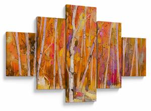 Obraz - Jesienny las (125x70 cm)