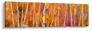 Obraz - Jesienny las (170x50 cm)