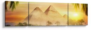 Obraz - Piramidy (170x50 cm)