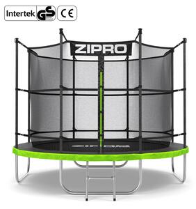 Trampolina ogrodowa z siatką wewnętrzną z drabinką 8FT 252cm dla dzieci Zipro Jump Pro