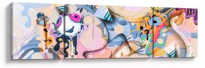 Obraz - Abstrakcja bajki (170x50 cm)