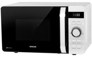 Kuchenka mikrofalowa SENCOR SMW 5017WH 800W średnica 27 cm pojemność 17L Biało-czarny