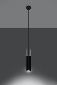 Lampa wisząca BORGIO 1 czarny Sollux Lighting