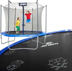 Trampolina ogrodowa ENERO 1078168 244 cm Czarno-niebieski