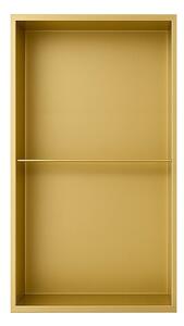 Półka łazienkowa wnękowa HYDROSAN DUO-GL-60X30X10 Złoty szczotkowany 30x60x10 cm